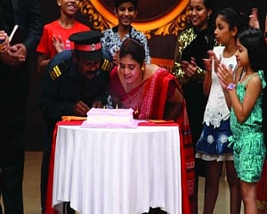 Felicitating daily helpers on the occasion of Labour Day