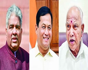 Gadkari, Chouhan out in  BJP Parl board shake-up