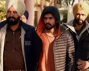 Gangster Lawrence Bishnoi brought to Punjab under heavy security; court remands him to 7-day police custody