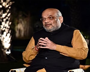 Goa's caretaker CM Pramod Sawant, BJP leader Vishwajit Rane hold  joint meeting with Amit Shah