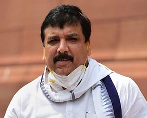 Govt shows '56-inch chest' to farmers but it becomes '0.56 inch before China': Sanjay Singh