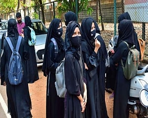 Hijab issue: 40 Muslim girls abstain from PU exams in Udupi