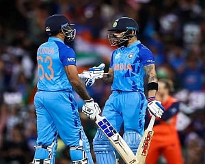 India post 179/2 against Netherlands in T20 World Cup