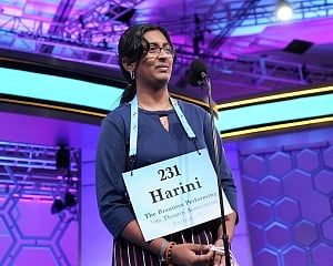 Indian-American eight-grader Harini Logan crowned 2022 Scripps National Spelling Bee champion