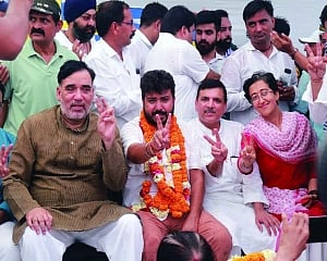 Jolt for AAP in Punjab, party retains Delhi’s seat
