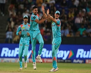 LSG crush KKR by 75 runs