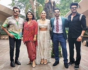 Marriage Story: Stars descend on Delhi to promote 'Jugjugg Jeeyo'
