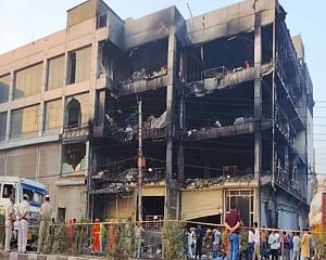 Mundka fire: Building owner enjoyed protection from BJP leaders, claims AAP