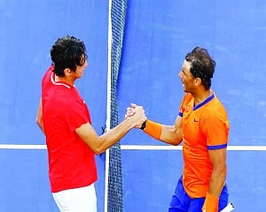 Nadal's unbeaten streak is over