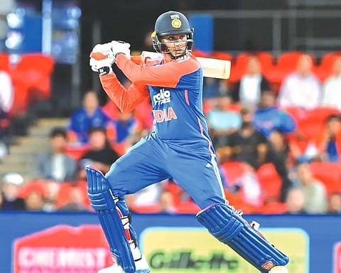 Abhishek Sharma flattens Bengal with 58-ball 148