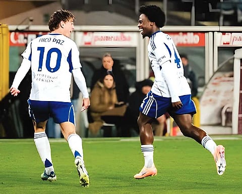 Addai scores 2 goals as Como beats Torino 5-1 to move into Serie A top 6