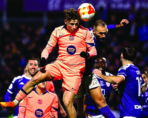 Barcelona beats Guadalajara 2-0 in Copa del Rey