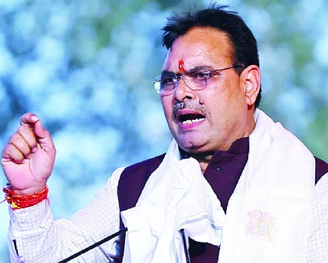 Bhajanlal Sharma Meets BJP District, Mandal Presidents
