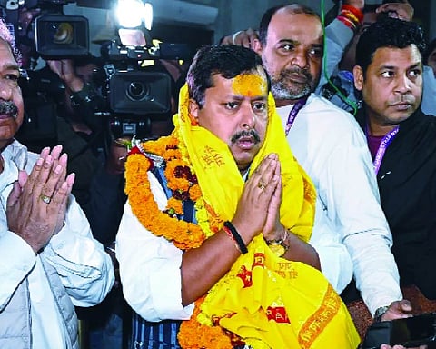 BJP’s Nitin Nabin offers prayers at Patna Sahib and temples