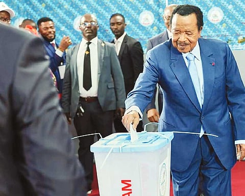 Cameroon’s president Paul Biya sworn in again