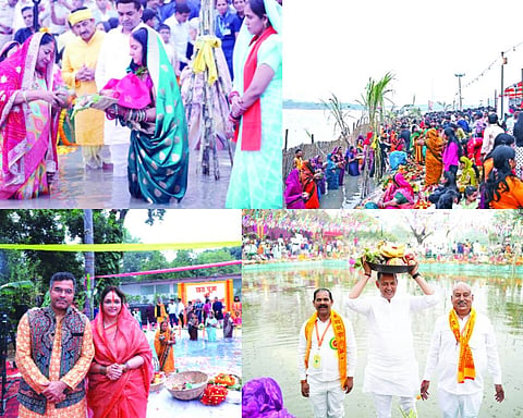 Capital celebrates Chhath Puja with grandeur and devotion