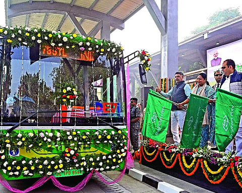 CM flags off 40 e-buses