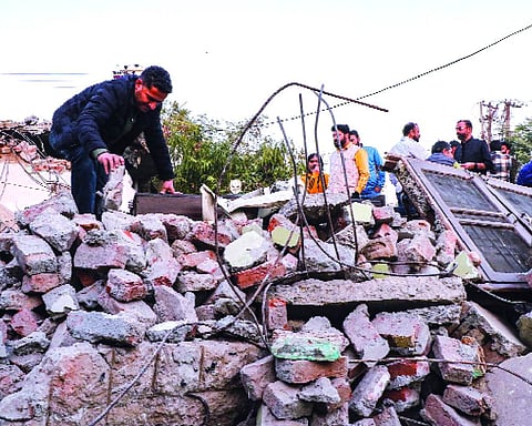 Demolition drive changes fortunes of journalist in Jammu and Kashmir