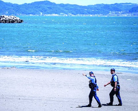Earthquake triggers tsunami on northern coast of Japan