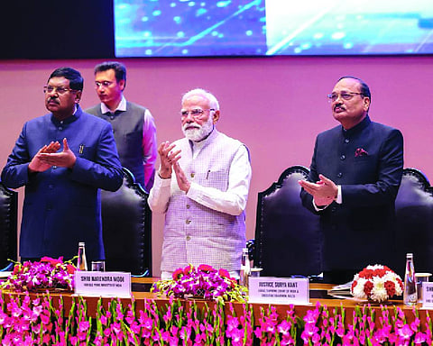 Ease of justice must for all: PM Modi