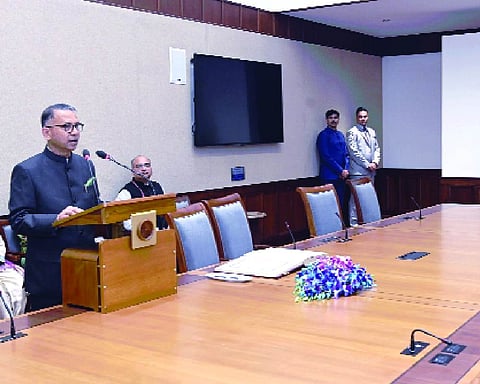 Rajinder, Sat Paul take oath as Rajya Sabha MPs