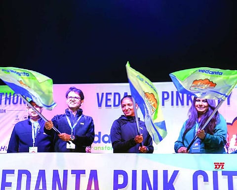 Harmanpreet Kaur flags off Pink City Half Marathon