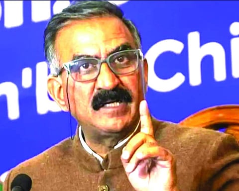 Himachal Pradesh CM Sukhu Warns Chitta Mafia