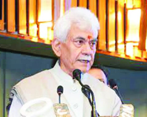 Huge sacrifices made to make J&K peaceful: LG Sinha