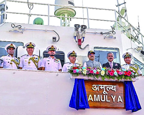 ICG commissions fast patrol vessel Amulya