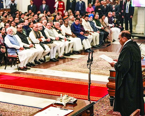 Justice Surya Kant sworn in as 53rd CJI