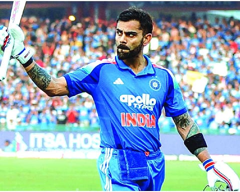 Kohli rises to No 2 in ICC ODI rankings
