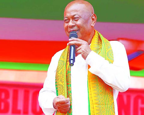 Leaders laud Hagrama Mohilary’s oath-taking as BTC chief