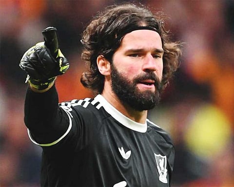 Liverpool goalkeeper Alisson injured