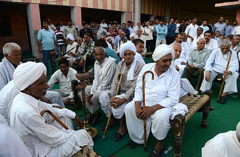 Mahapanchayat held against church construction in Teekli