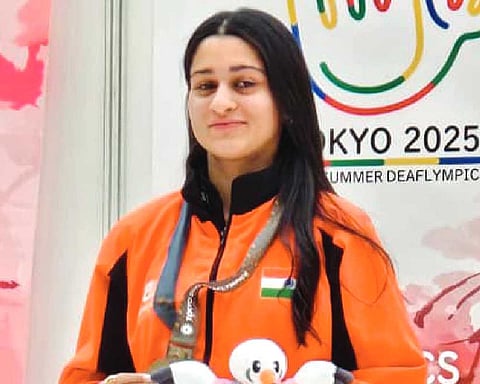 Mahit wins silver in 50m rifle prone, her third medal at Deaflympics