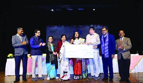 Maitreyi Pushpa honoured with IFFCO Sahitya Samman