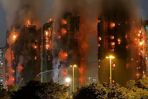 Massive Fire in Hong Kong Housing Blocks Leaves Scores Feared Dead