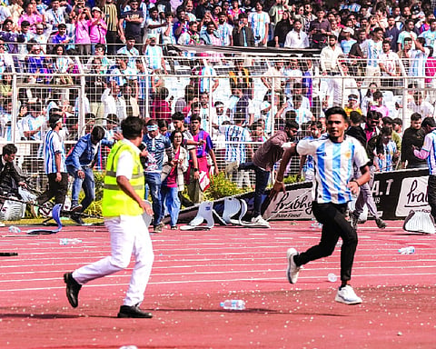 Messi mania ends in mayhem