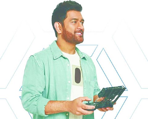 MS Dhoni becomes certified drone pilot, strengthening ties with Garuda Aerospace