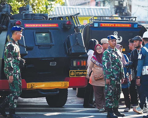 Multiple explosions shake mosque in Indonesia school