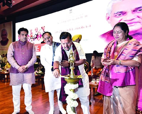 National Poets’ meet marks Vajpayee’s 101st birth anniversary; leaders recall his politics of dignity