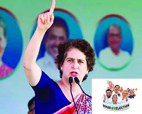 NDA wants to form Govt in Bihar through vote chori : Priyanka