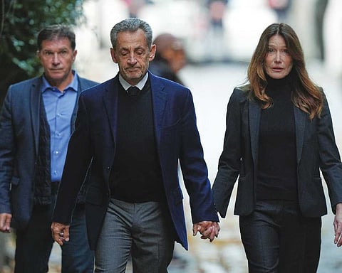 Nicolas Sarkozy begins 5-year prison sentence