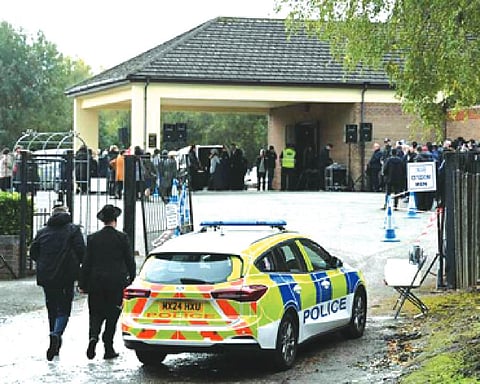 Police investigate hate crime after mosque set on fire