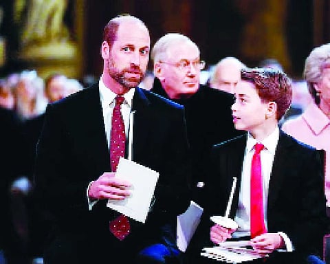 Prince William brings his son to homeless shelter