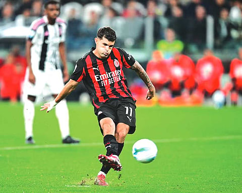 Pulisic misses penalty in Milan draw