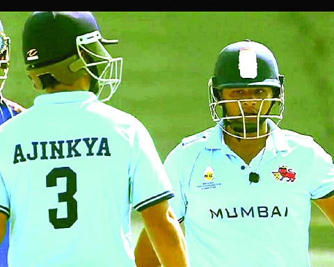 Rahane, Sarfaraz fire Mumbai to three-wicket win over Rajasthan