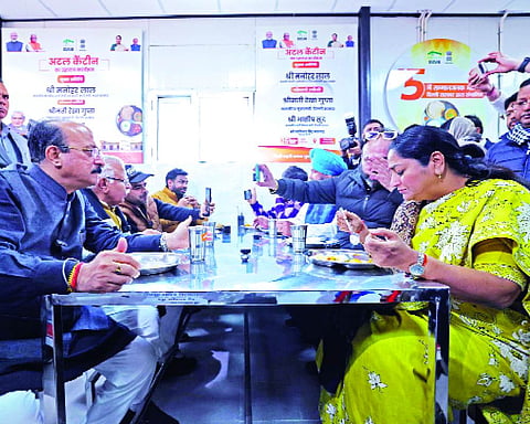 Rs 5-meal scheme to serve 1 lakh people daily