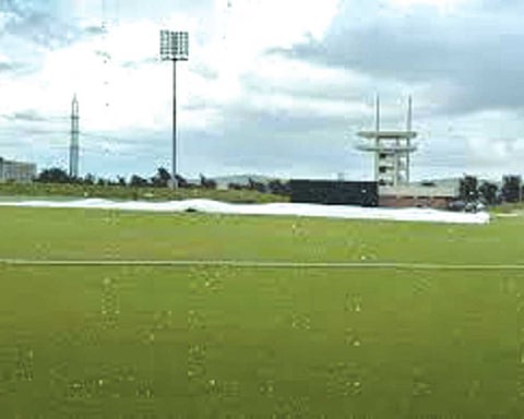 Tri-series final between India and Afghanistan U19 abandoned