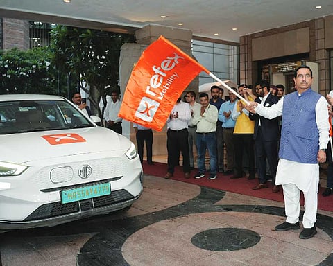 Union Minister Prahlad Joshi launches Refex green mobility operations in Delhi NCR